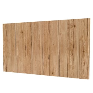 Damwandplaat T7M | Gevel | Staal 0,50 mm | 25 µm Polyester | Houtlook - Ahorn