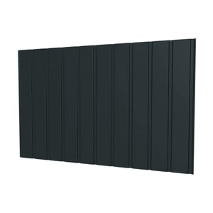 Damwandplaat T7M wand Antracietgrijs (RAL 7016) 0,50 mm, hoofdaanzicht, vrijstaand