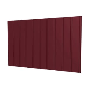 Damwandplaat T7M wand, wijnrood RAL 3005, 0,50 mm, hoofdweergave