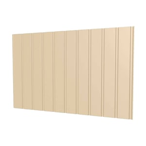 Damwandplaat T7M wand licht ivoorkleurig, hoofdweergave van het profiel