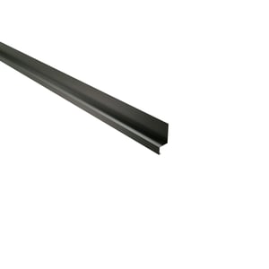 Plint staal Chroomoxydegroen, 0,50 mm, bovenaanzicht schuin