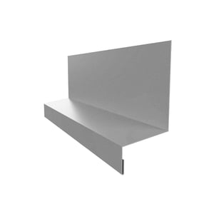Plint Type 1, grijs aluminiumkleurig (RAL9007), 0,50 mm staal, 25 µm polyestercoating