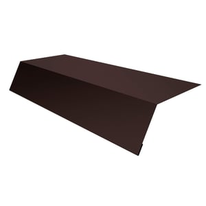Druiplijst | 12,5 cm x 7 cm x 2,00 m | Staal 0,50 mm | 50 µm PURLAK® | 8017 - Chocoladebruin