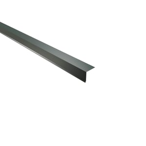 Dakgootprofiel aluminium mosgroen, 0,70 mm dikte, hoofdaanzicht