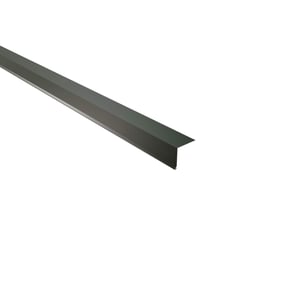 Dakgootprofiel 5x5 cm chroomoxydegroen (RAL 6020) van 0,50 mm staal, 25 µm polyester coating, hoofdaanzicht