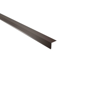 Dakrandprofiel Sepiabruin RAL 8014 van staal 0,50 mm, 25 µm polyestercoating