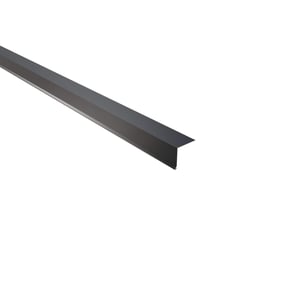 Dakgootprofiel 5x5 cm, 95 graden, antracietgrijs (RAL 7016), 0,75 mm staal, 25 µm polyestercoating
