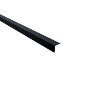 Dakgootprofiel 5x5 cm, 95 graden hoek, antracietgrijs (RAL 7016), 0,50 mm staal