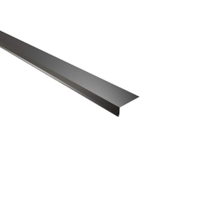 Dakgootprofiel Gitzwart RAL 9005 van staal 0,50 mm, 25 µm polyestercoating, hoofdaanzicht