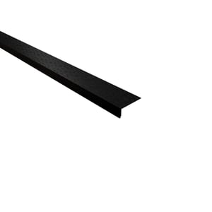 Dakgootprofiel Gitzwart RAL 9005 van staal 0,50 mm, 80 µm Shimoco coating, hoofdaanzicht