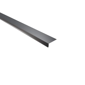 Dakgootprofiel aluminium 0,70 mm antracietgrijs RAL 7016, schuin van boven, hoofdweergave
