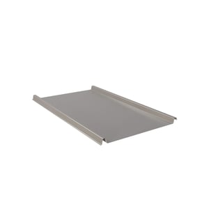 Felsplaat 33/500-LE aluminium RAL9007, hoofdaanzicht schuin van boven