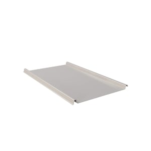 Staande felsplaat 33/500-LE, Lichtgrijs RAL 7035, 0,50 mm, Weckman, hoofdaanzicht schuin van boven