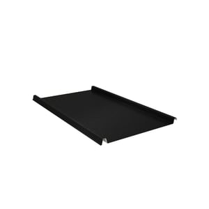Felsplaten 33/500-LE Gitzwart RAL 9005, 0,50 mm staal, hoofdaanzicht van de profielplaat
