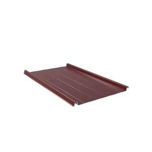 Felsplaat 33/500-LR wijnrood, bovenaanzicht, met 25 µm polyestercoating