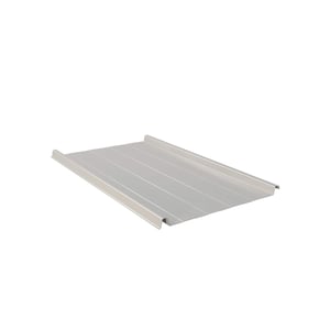Felsdakplaat aluminium Zilver-Metallic, 0,70 mm, hoofdweergave, licht schuin van boven