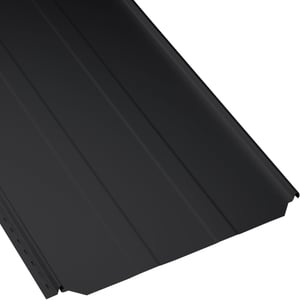 Staande felsplaat PD-510-S trapezium Gitzwart, 0,50 mm, hoofdaanzicht met profielstructuur