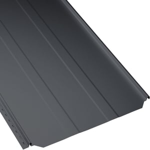 Staande felsplaat PD-510-S damwandplaat grafietgrijs 0,50 mm, hoofdaanzicht