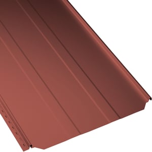 Staande felsplaat PD-510-S trapezium koraalrood, 0,50 mm, hoofdweergave van de profielstructuur