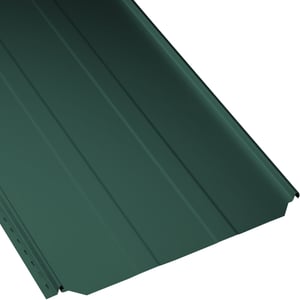 Staande felsplaat PD-510-S trapezium mosgroen, 0,50 mm, hoofdweergave, 25 µm polyester