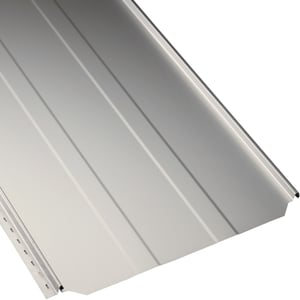 Staande felsplaat PD-510-S trapezium, zuiverwit, 0,50 mm, 25 µm polyestercoating, hoofdweergave