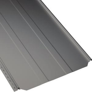 Staande felsplaat PD-510-S trapezium, grijs aluminiumkleurig, 0,50 mm, 25 µm polyestercoating