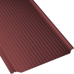 Felsplaat PD-510-S Micro in Kersrood, 0,50 mm, detailweergave van de microprofilering