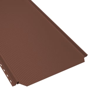 Felsplaat PD-510-S Terracotta, 0,50 mm, matpolyester coating, schuin van boven