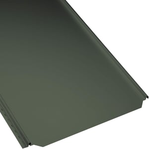 Staande felsplaat PD-510-S Vlak in groen, 0,50 mm, detail van de profielrand