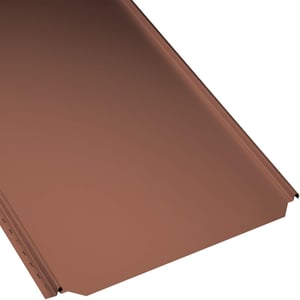Felsplaat PD-510-S Vlak Terracotta, 0,50 mm, bovenaanzicht