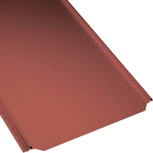 Felsdakpan PD-510-S Vlak Koraalrood, hoofdweergave van de profilering