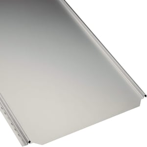 Felsdakpaneel PD-510-S Vlak, Grijswit (RAL 9002), 0,50 mm staal, 25 µm polyestercoating, hoofdweergave
