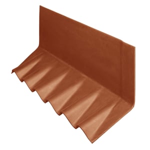 Gegolfd bovenstuk | Rechts | 20° - 30° | Terracotta