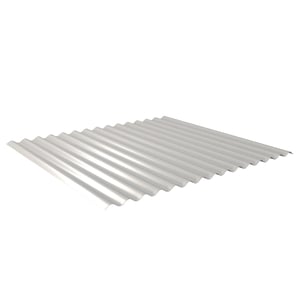 Golfplaat 18/1064 aluminium 0,70 mm Zilver-Metallic, hoofdaanzicht