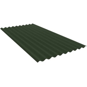 Golfplaat PF25W | Gevel | Staal 0,50 mm | 25 µm Polyester | 6020 - Chroomoxydegroen
