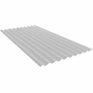 Golfplaat PF25W | Gevel | Staal 0,50 mm | 25 µm Polyester | 7035 - Lichtgrijs