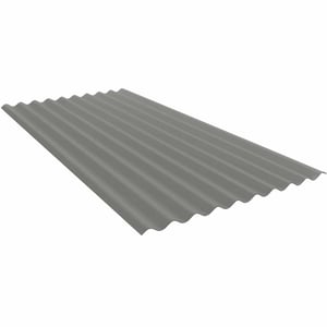 Golfplaat PF25W | Gevel | Staal 0,50 mm | 25 µm Polyester | 9007 - Grijs aluminiumkleurig