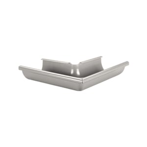 Goot buitenhoek 90° | Staal | Ø 150 mm | 9007 - Grijs aluminiumkleurig