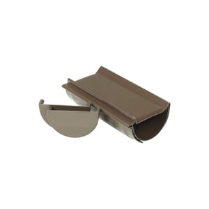 Plastmo expansieverbinder van PVC, bruin, hoofdaanzicht