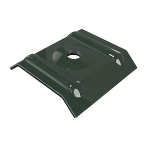 Kalot profiel 20/1100 aluminium chroomoxide groen (RAL 6020) met centrale boring