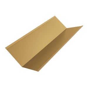 Kilgoot van staal, zandgeel (RAL 1002) met 25 µm polyester coating, hoofdaanzicht