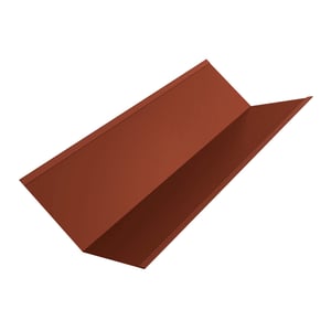 Kilgoot van koperbruin staal (RAL 8004) met 25 µm polyester coating, hoofdaanzicht