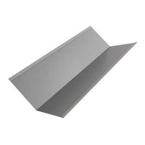 Kilgoot 19,5 cm x 19,5 cm van staal 0,50 mm Zilver-Metallic, hoofdaanzicht