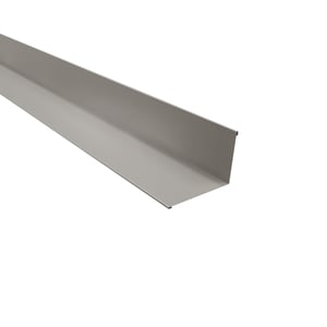 Wandafwerking lichtgrijs RAL 7035 van 0,50 mm staal met 25 µm polyestercoating