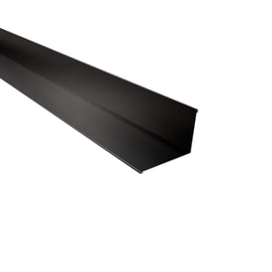 Wandafwerking Gitzwart RAL 9005 staal 0,50 mm, 25 µm polyester, hoofdaanzicht