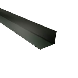 Wandafsluiting Chroomoxydegroen, 0,75 mm staal, 25 µm polyestercoating, hoofdaanzicht