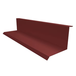 Wandafwerking Type 1, koperbruin (RAL 8004), 0,75 mm staal, 50 µm PURLAK® coating, hoofdaanzicht