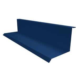 Wandafwerking Type 1 van staal, 0,50 mm, Gentiaanblauw RAL 5010, 25 µm polyester gecoat