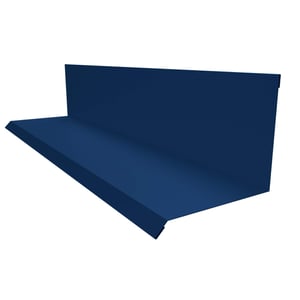 Wandaansluiting Type 2 van staal, 0,50 mm, Gentiaanblauw (RAL 5010), 25 µm polyestercoating, hoofdweergave