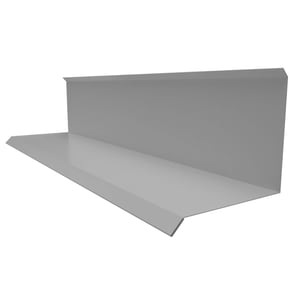 Muuraansluiting | Typ 3 | 10 cm x 11 cm x 2,00 m | 90° | Staal 0,75 mm | 25 µm Polyester | 9007 - Grijs aluminiumkleurig